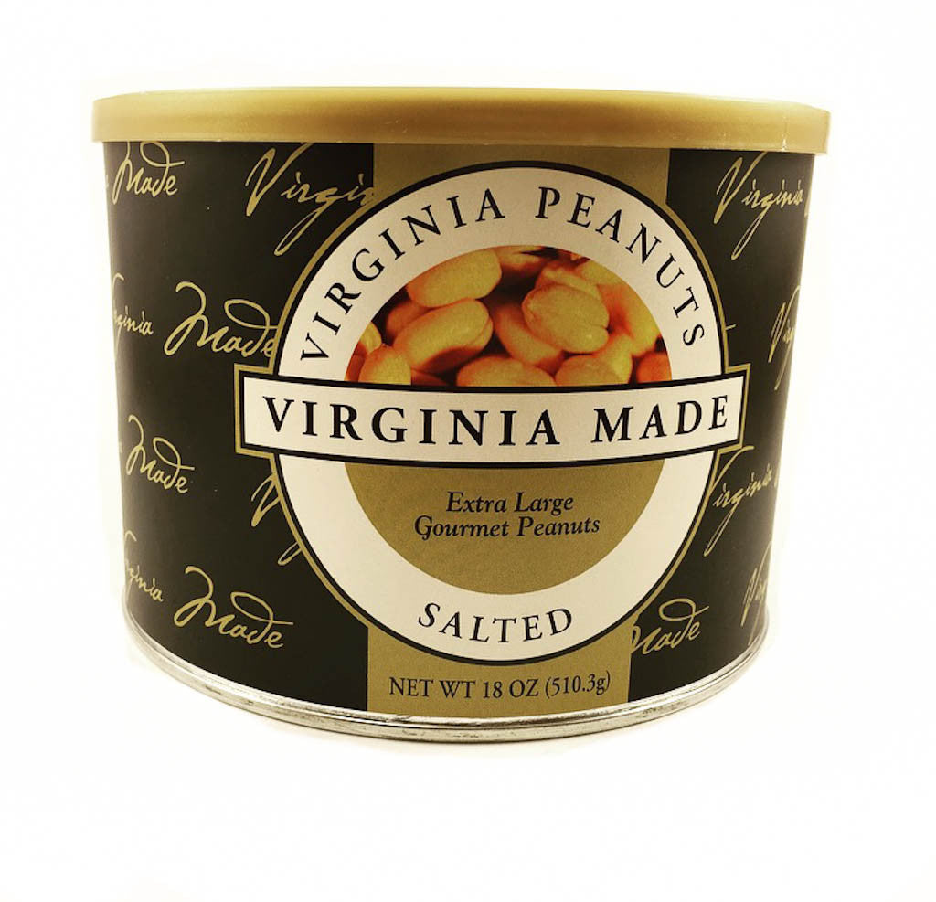 18 oz Can Virginia Salted Peanuts Virginia Made Shop
