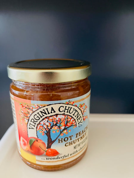 Hot Peach Virginia Chutney